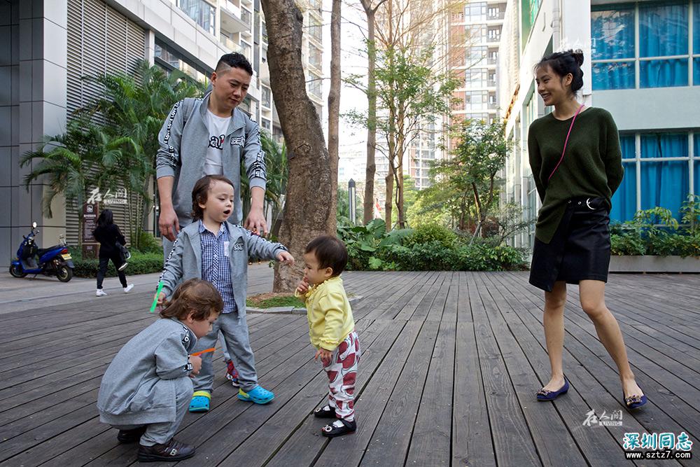 深圳一对同志花百万 代孕生下三个混血宝宝